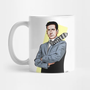 Steve Carell - An illustration by Paul Cemmick Mug